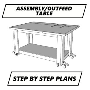 Assembly/Outfeed Table - Step by Step Plans