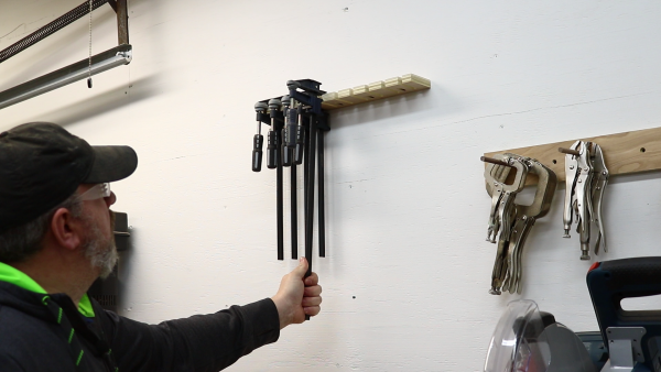 How to Build a Quick and Easy Clamp Rack - The Average Craftsman