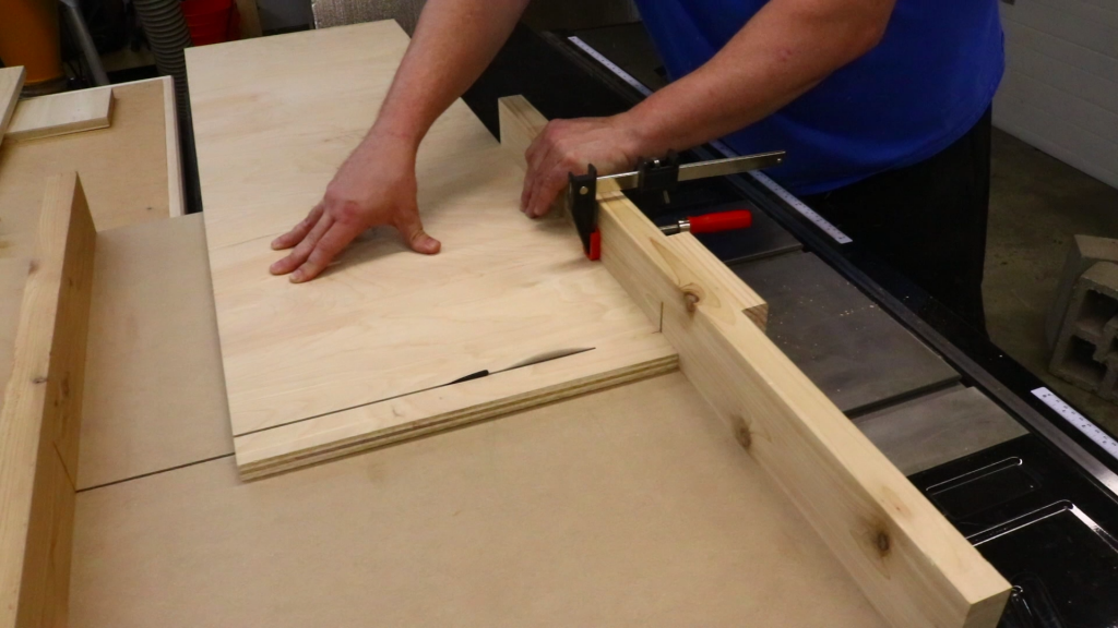 Cutting the pieces to length using the crosscut sled