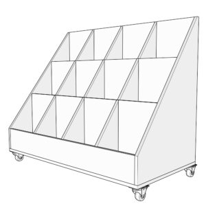 Scrap Wood Storage Cart Cut List