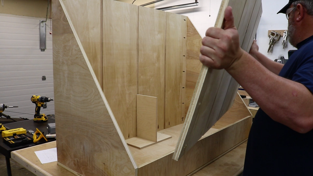 Using a jig to space the interior panels