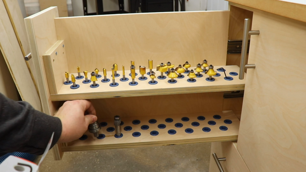 Router Table Cabinet Storage