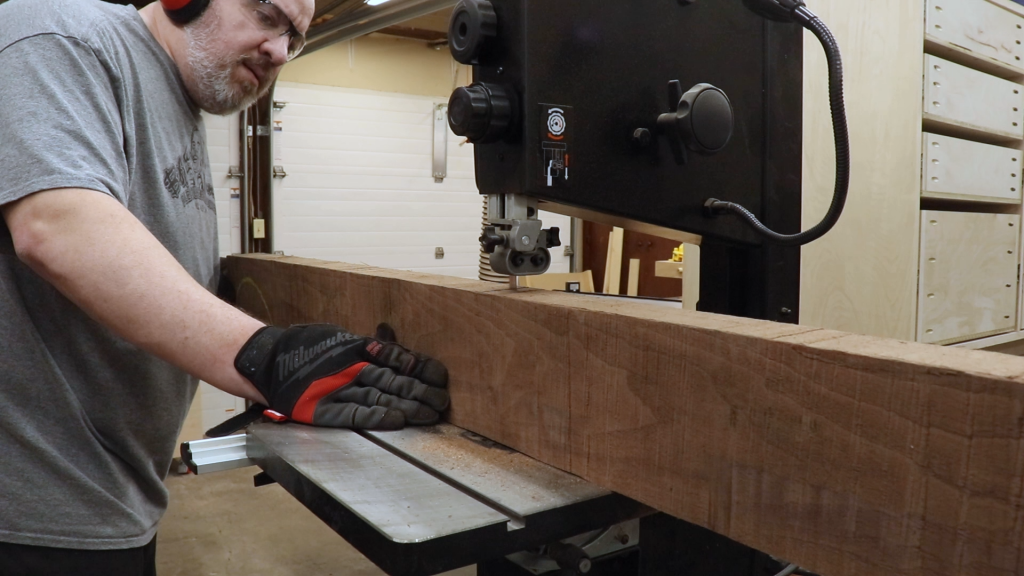 Resawing Walnut for the Drawer Front Trim