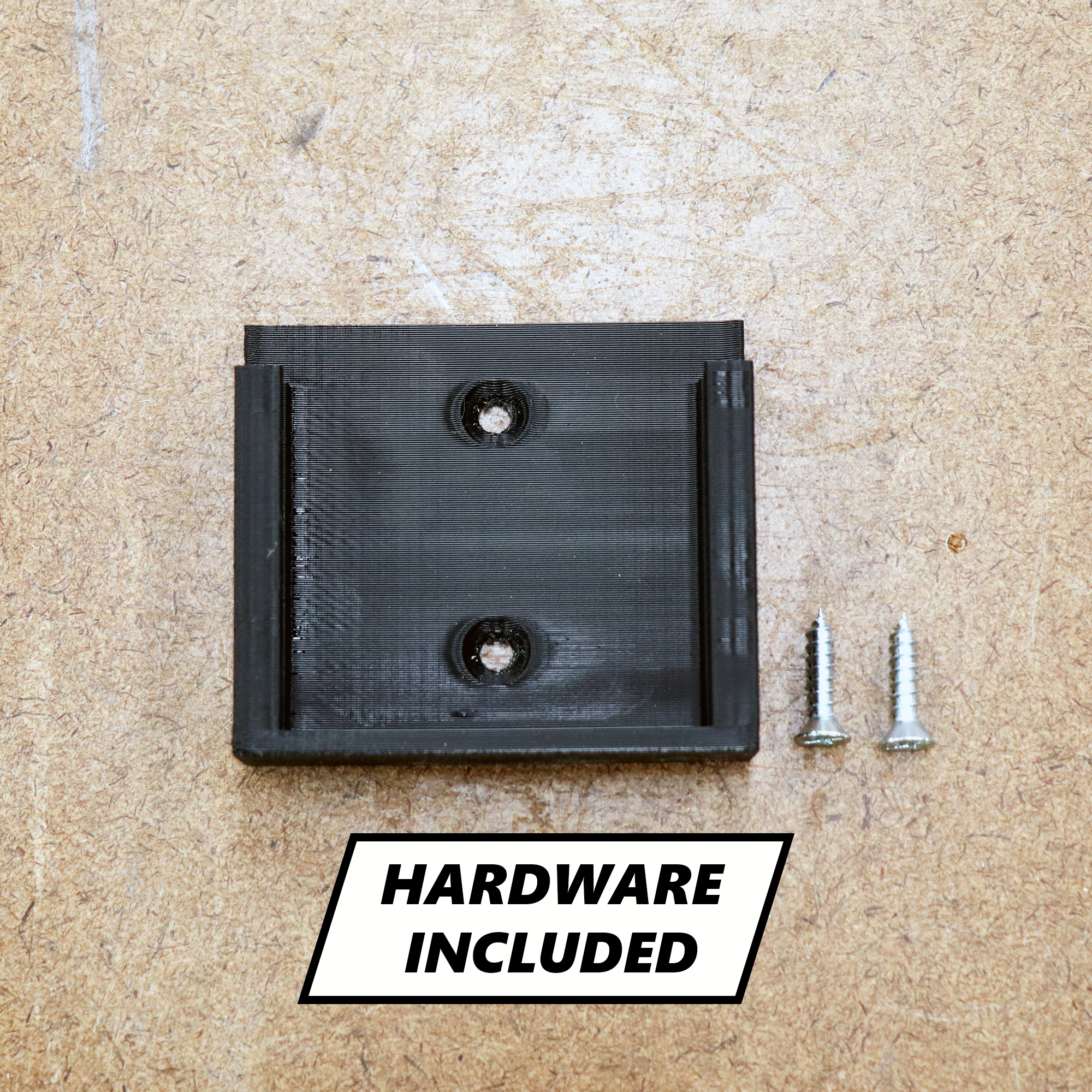 Mounting screws and hardware included with Makita battery holders