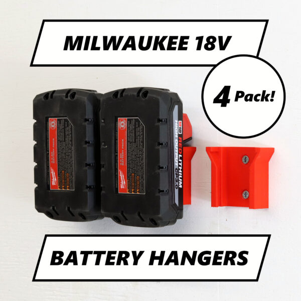 Milwaukee M18 Battery Hangers