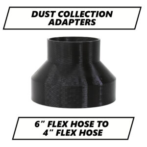6" Flex Hose to 4" Flex Hose Dust Collection Adapter