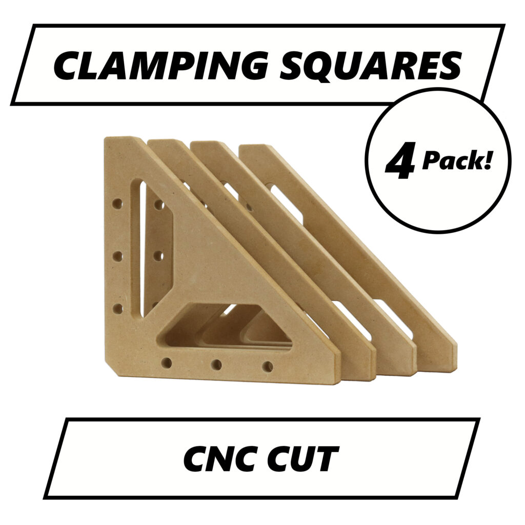 8" MDF Clamping Squares