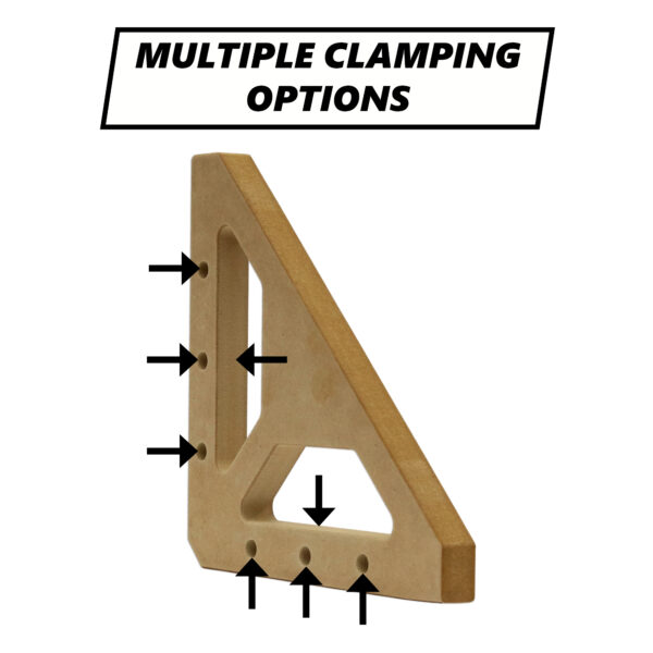 8" MDF Clamping Squares