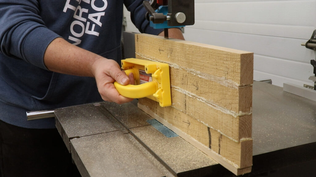 Resawing the panels - Build a Potting Bench